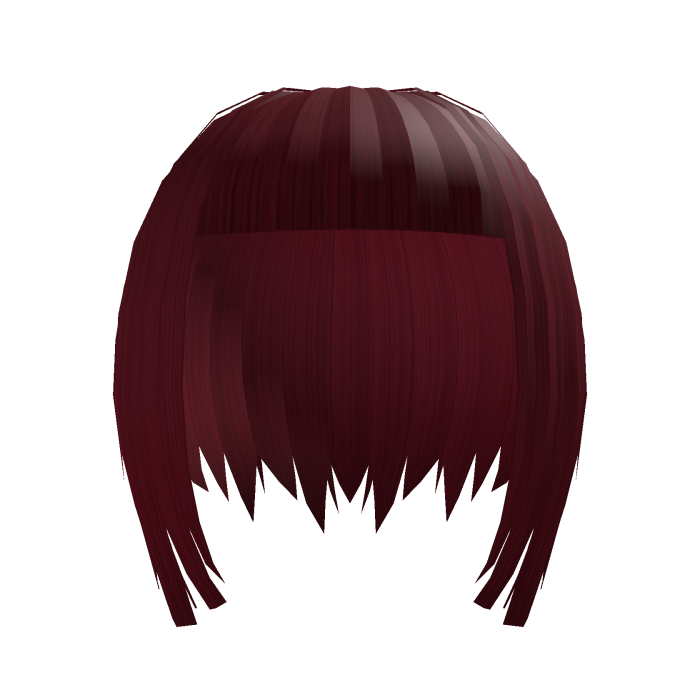 Rockstar niche emo choppy vkei short red hair