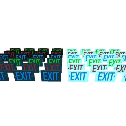 FireAlarmTech199's Exit Sign Pack