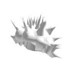 White Spiky Hair