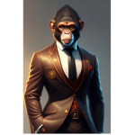 Monkey is rich