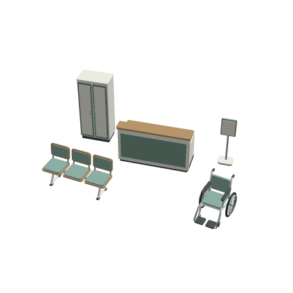 	Hospital Reception & Medical Equipment | 20 Asset