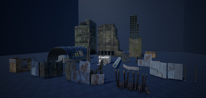 Post-Apocalyptic Roblox Buildings Asset Pack preview 5