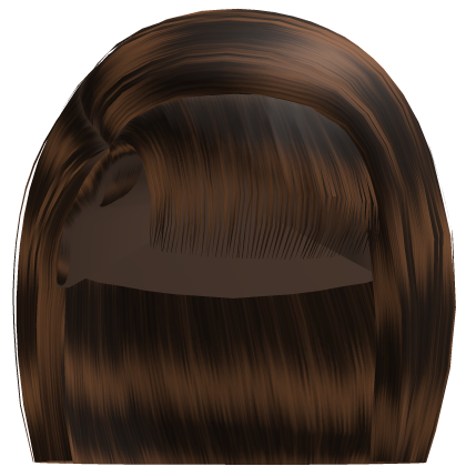 𝓭 Side Part Bob w/ Bangs (Brown)