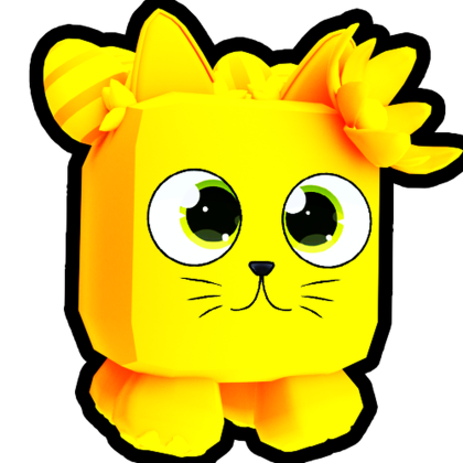 Gold Easter Cat