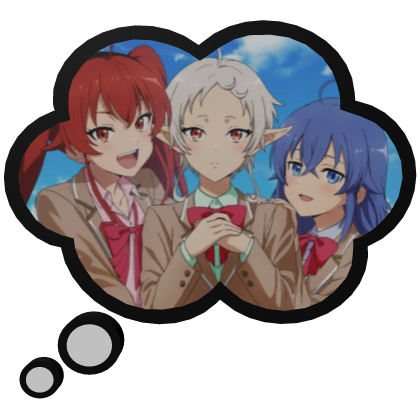 Eris, Sylphiett and Roxy Mushoku | Thinking Bubble