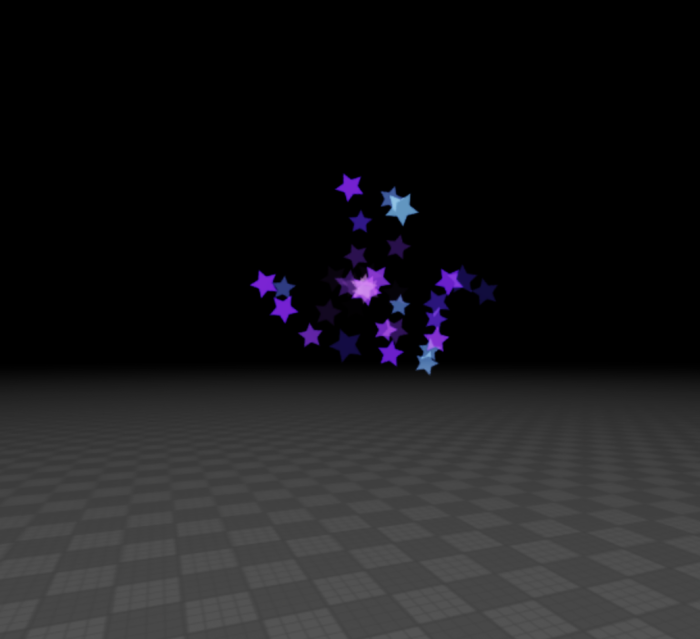 Ombre Star Particle Effect preview 1