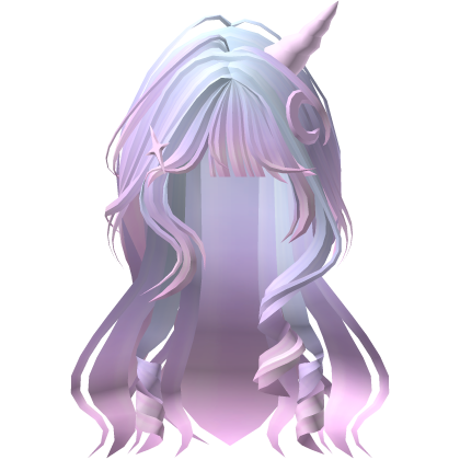 magical wispy unicorn swirled hair in fantasy fade thumbnail