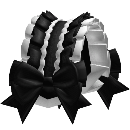 Gothic Lace Headdress with Bows 