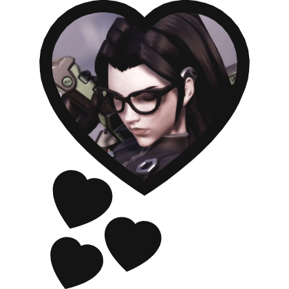 Widowmaker Thinking Hearts Overwatch