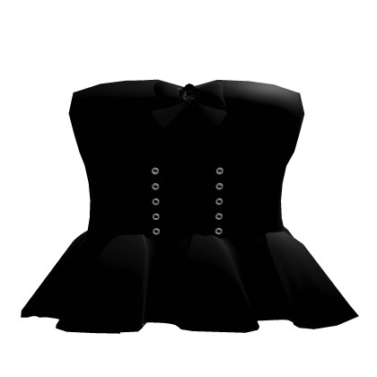 cute gothic babydoll dress - black
