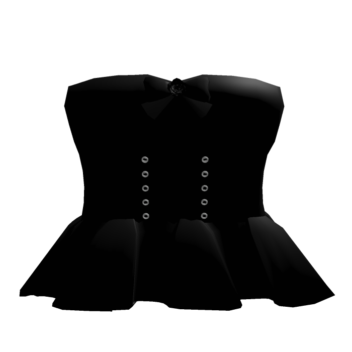 cute gothic babydoll dress - black