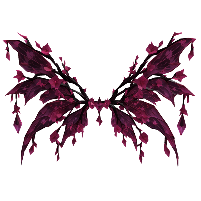 FLOWER WINGS PINK style y2k MOE Vkei ALAS
