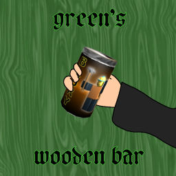 green's wooden bar