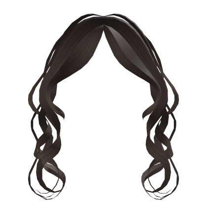 earth brown curly bangs (For Chibi Doll) Roblox item