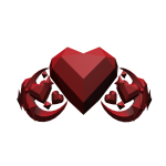 Red Tiara of Hearts