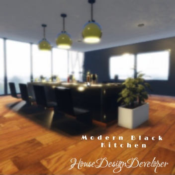 Modern Black Kitchen [ShowCase]