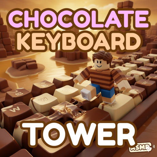 Chocolate Keyboard Tower