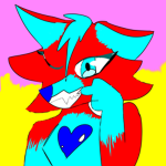 neon red and friends