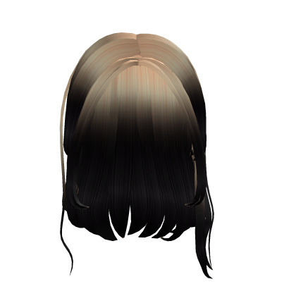 Blonde to Black Cute Girl Hair Roblox item