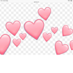 Pink love hearts