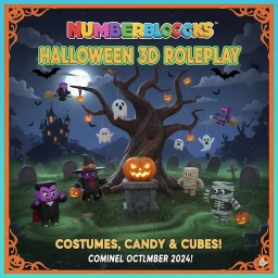 Numberblocks Halloween 3D RP icon