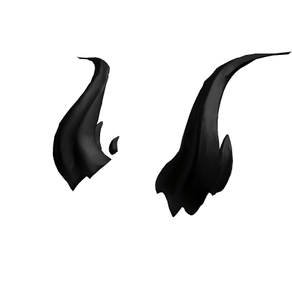 Black Obsidian Horns Roblox item