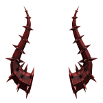 Red Spiked Horns