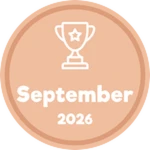 September Challenge 2026 Roblox badge thumbnail