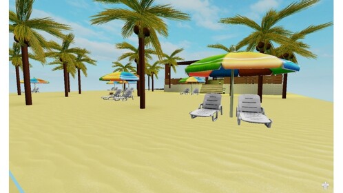 The beach