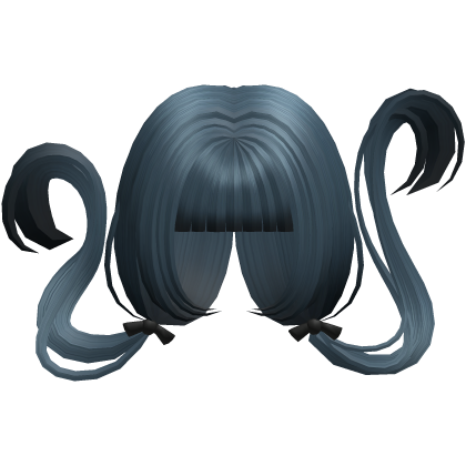 teal spooky halloween floating pigtails 