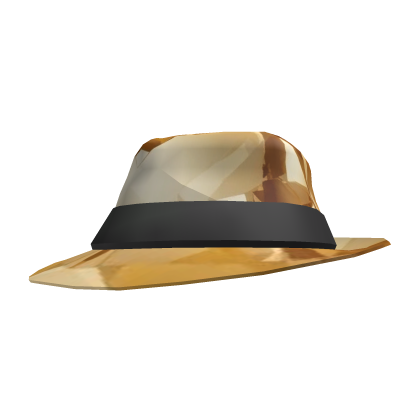 Gold Fedora
