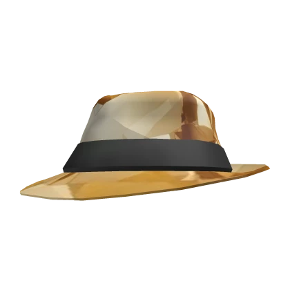 Golden Fedora Roblox item render