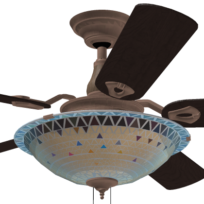60" Hunter Stonebridge Mosaic Ceiling Fan