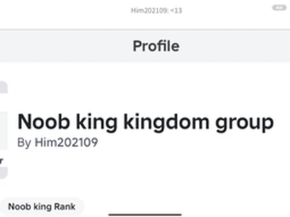 Noob king kingdom group Roblox group icon