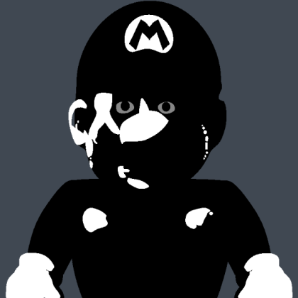 Cursed Mario Roblox decal