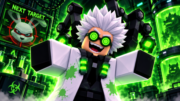 Official Dr. Scramble’s Revenge event artwork from Roblox