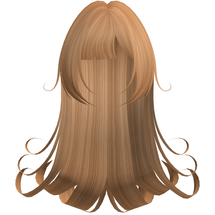 Gothic Long Ginger Swirly Hair