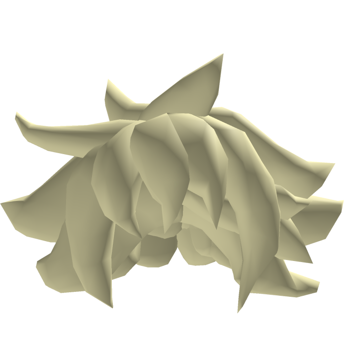 flareon blonde messy hair