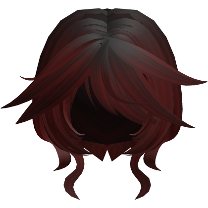 Eye Covering Bob Short Hair - Dark Red Rosaria