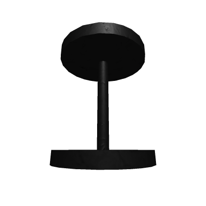 Modern Black Side Table (Marble