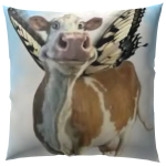 Cow With Butterfly Wings