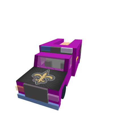 saints fire truck