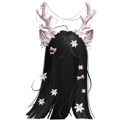 Ethereal Christmas Fairy Fawn Hair w/ Antlers