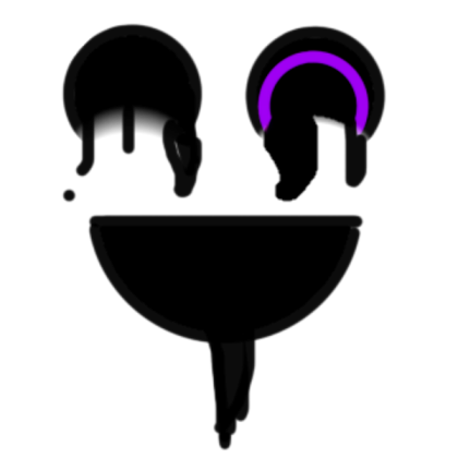 Purple horror face Roblox decal