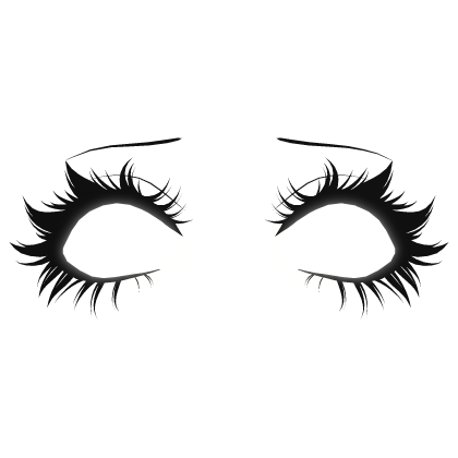 Glowing Eyes w/ Eyelashes [Emissive]