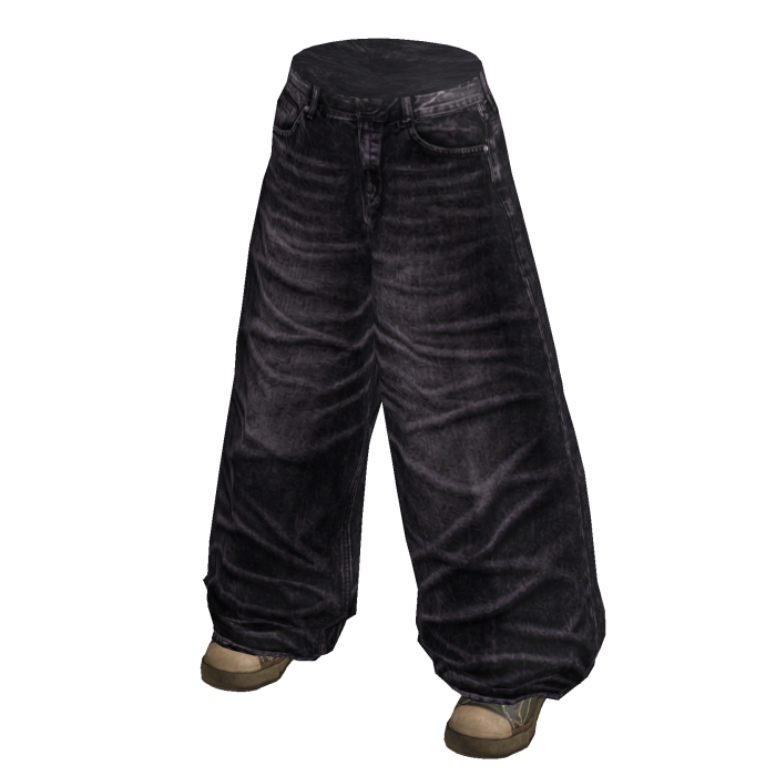 Charcoal Purple Patina Pants