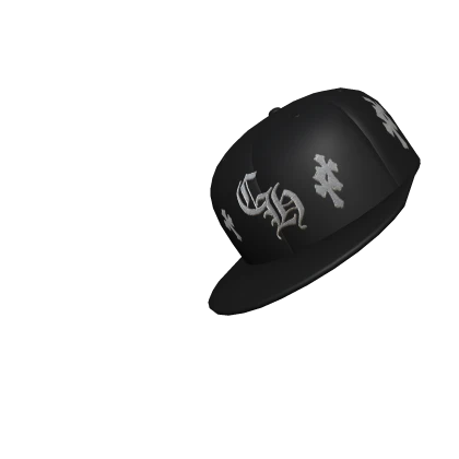 Black Chrome Fitted Cap (Sideways) | Roblox Item - Rolimon's