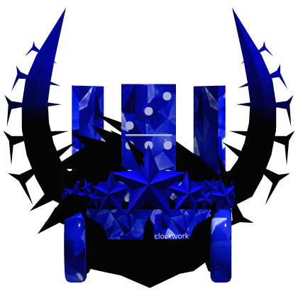 [⏳LIMITED SPARKLE] Blue Hair+Crown+Horn+Clockwork Roblox item