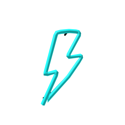 Lightning Bolt Neon Sign - FNaF Security Breach