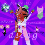 Double step gymnastics and cheer